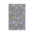 Avocado Angels Microfiber Tea Towel — Cute Flying Avocado Pattern