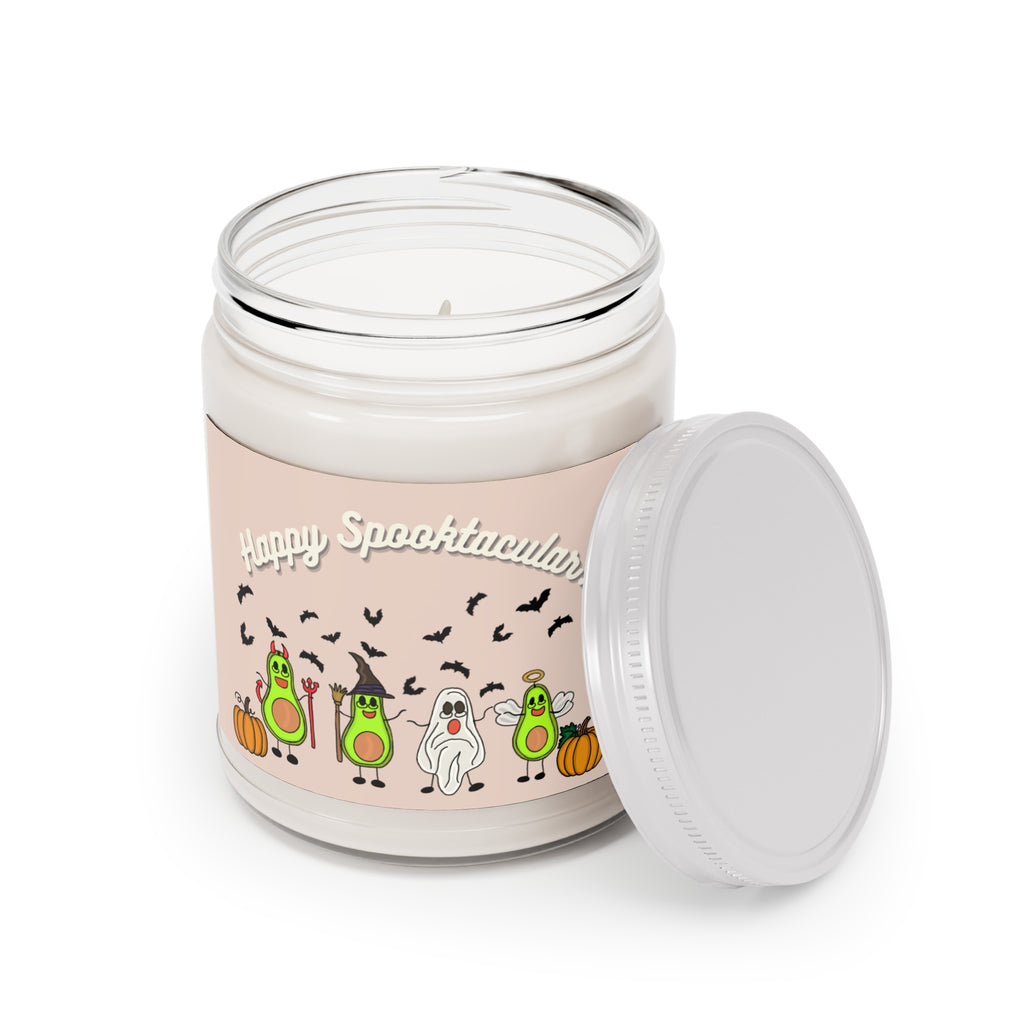 Happy Spooktacular! Halloween Avocado Soy Candle — 9oz Scented Jar